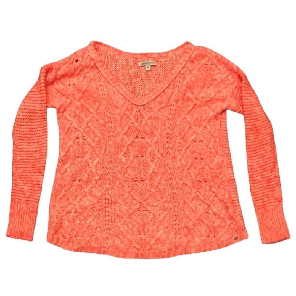 American Eagle Sweater Neon Orange Size XS (Women's)
